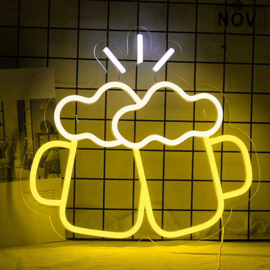 Letrero Neon LED Bar Beer Cheers - Luz Decorativa - Image 4