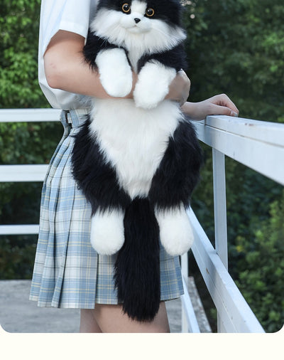 Bolsa Peluche Gato Lechero Adorable - Juguete Suave - Image 10