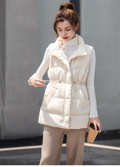 Chaleco Acolchado Ligero Estilo Coreano para Mujer - Image 9