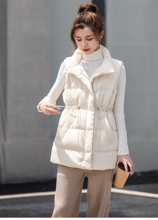 Chaleco Acolchado Ligero Estilo Coreano para Mujer - Image 9