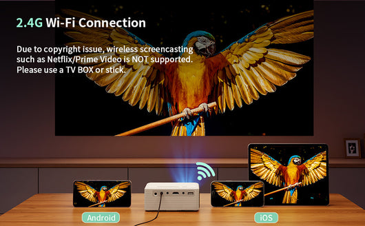Proyector WiFi Inalámbrico HD 720p con Bluetooth - Image 10
