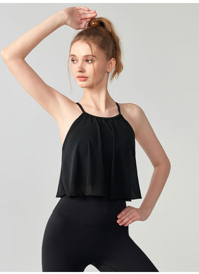 Chaleco Deportivo de Malla para Yoga - Top Suelto para Mujer - Image 28