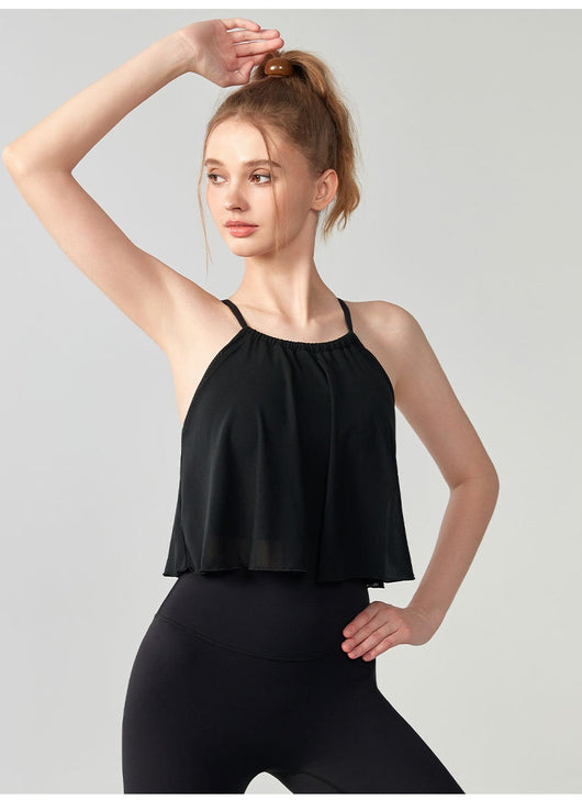 Chaleco Deportivo de Malla para Yoga - Top Suelto para Mujer - Image 28