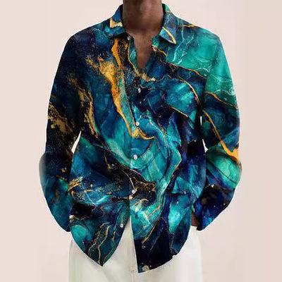 Camisa Térmica de Manga Larga con Transferencia Digital 3D para Hombre - Image 2