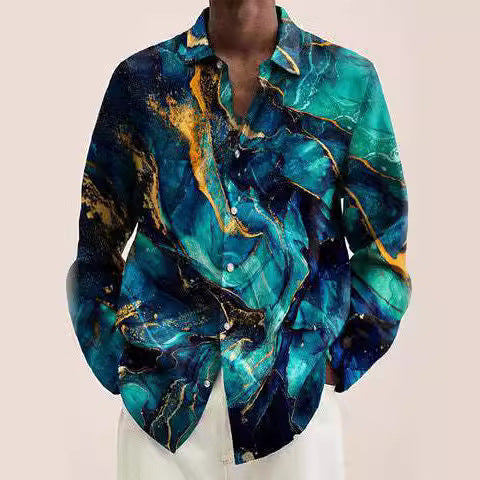 Camisa Térmica de Manga Larga con Transferencia Digital 3D para Hombre - Image 2
