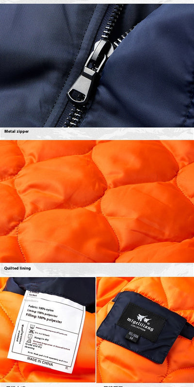 Abrigo Bomber con Cuello de Piel Desmontable - Talla Grande - Image 14