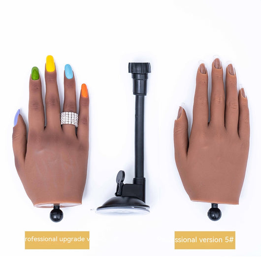 Mano de Práctica de Silicona para Manicura - Modelo Profesional - Image 15