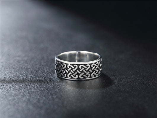 Anillo de Acero Titanio para Hombre con Diseño Retro Minimalista Personalizado - Image 7
