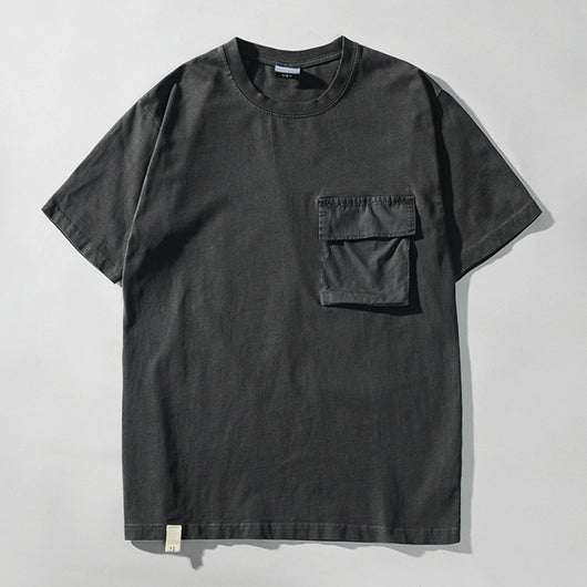 Camiseta Básica de Algodón para Hombre - Colores Sólidos - Image 13