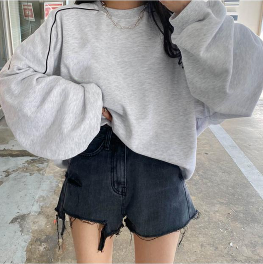 Shorts Vaqueros Rotos Cintura Alta Mujer Corte A-Line Holgados - Image 12