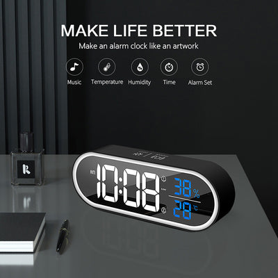 Reloj Espejo LED Musical con Control de Volumen Ajustable - Image 7