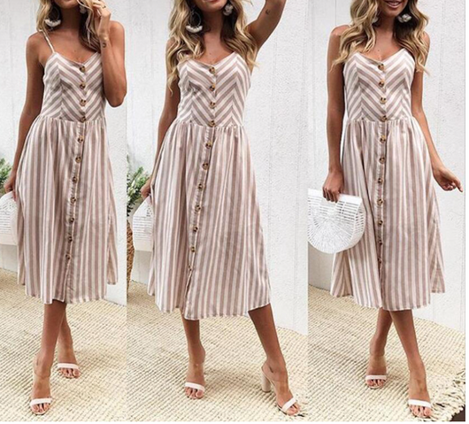 Vestido Halter con Tirantes Ajustables y Bolsillos Funcionales - Image 17