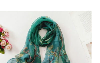 Pañuelo Playa Protección Solar Flor de Cerezo - Ligero y Suave para Mujer - Image 38