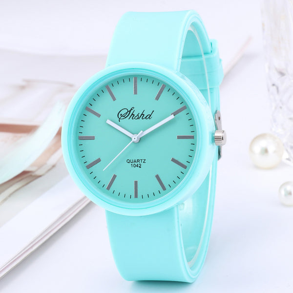 Reloj Jelly de Colores Pastel para Niñas y Estudiantes