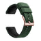 Silicone Double Layer Color Strap Stainless Steel Comfortable Waterproof Green Black Rose Gold buckle 20mm