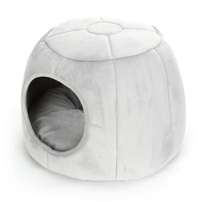 Cama Semiencerrada para Mascotas de Algodón - Nido Cálido Protector - Image 10