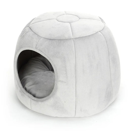 Cama Semiencerrada para Mascotas de Algodón - Nido Cálido Protector - Image 10
