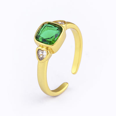 Anillo de Corazón con Diamantes Micro Pavé para Mujer - Image 5