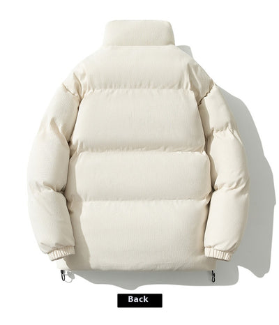 Chamarra Acolchada de Invierno para Hombre con Cuello Alto - Image 23