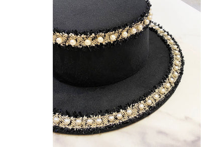 Sombrero de Lana para Mujer con Perla - Estilo Bucket Elegante - Image 14