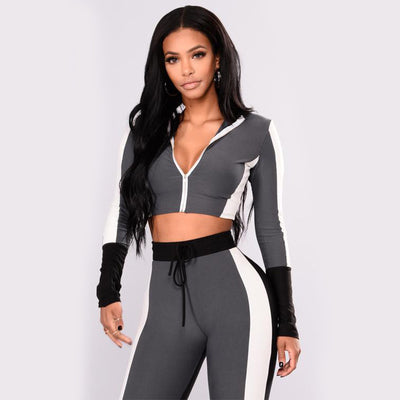 Sudadera Deportiva Colorblock - Conjunto Casual Cómodo