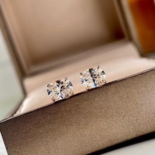 Aretes de Plata 925 con Diamante Oval - Diseño Elegante y Minimalista - Image 12