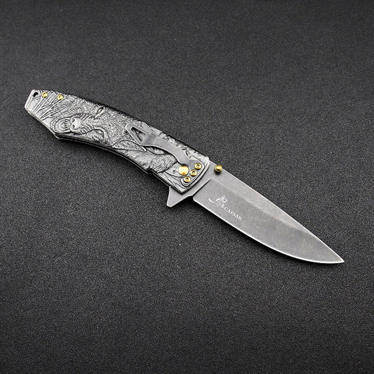 Cuchillo Plegable de Acero de Alta Dureza para Frutas