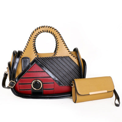 Bolsa Crossbody Patchwork Multicolor - Cartera Profesional de Hombro - Image 2