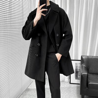 Abrigo de Lana Estilo Británico Hasta la Rodilla - Image 23