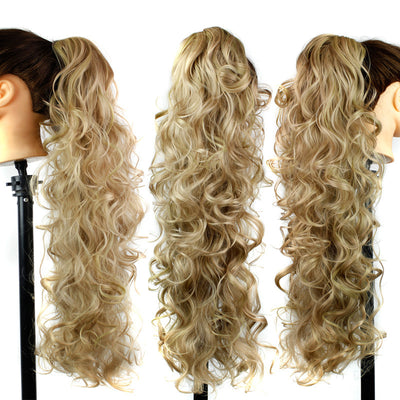 Extensión de Cabello Ondulado con Pinza - Coleta Postiza Fibra Sintética Premium - Image 14