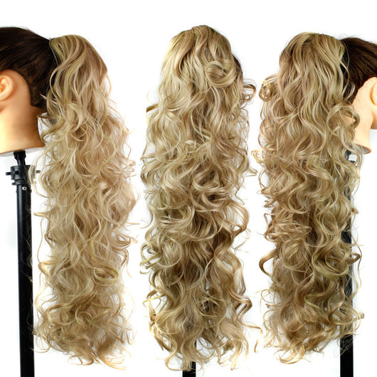 Extensión de Cabello Ondulado con Pinza - Coleta Postiza Fibra Sintética Premium - Image 14