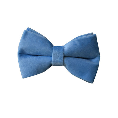 Collar para Perro de Terciopelo Azul con Cuerda - Image 7