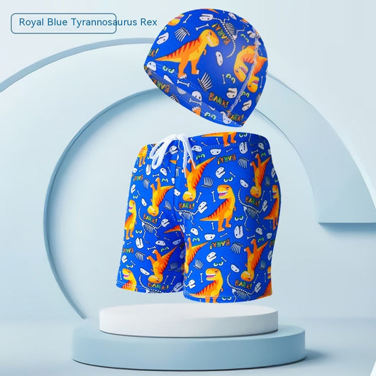 Traje de Baño Infantil con Gorro de Natación para Vacaciones en Playa - Image 16
