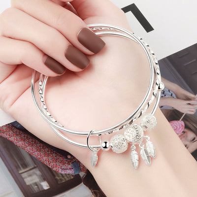 Pulsera Tres Anillos Entrelazados - Día de San Valentín y Tanabata - Image 5