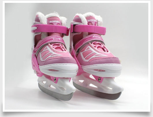 Patines de Hielo Infantiles Acolchados con Ajuste Regulable - Image 9
