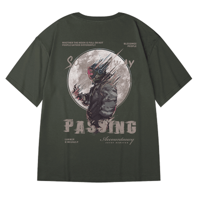 Camiseta Suelta de Gran Tamaño para Hombre - Estilo Personalidad - Image 7