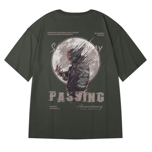 Camiseta Suelta de Gran Tamaño para Hombre - Estilo Personalidad - Image 7