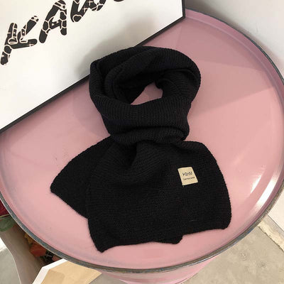 Bufanda Tejida Suave en Colores Lisos - Abrigo Versátil para Mujer - Image 41