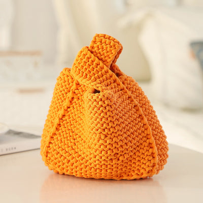 Bolsa Tejida Artesanal DIY - Material para Tejer Bolsos de Tela - Image 5
