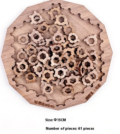 Cubo Wooden Dinosaurio Escher - Puzzle 3D de Madera para Desafiar tu Mente - Image 14