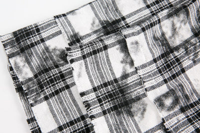 Camisa Cuadros Retro Oversize Manga Corta - Image 16