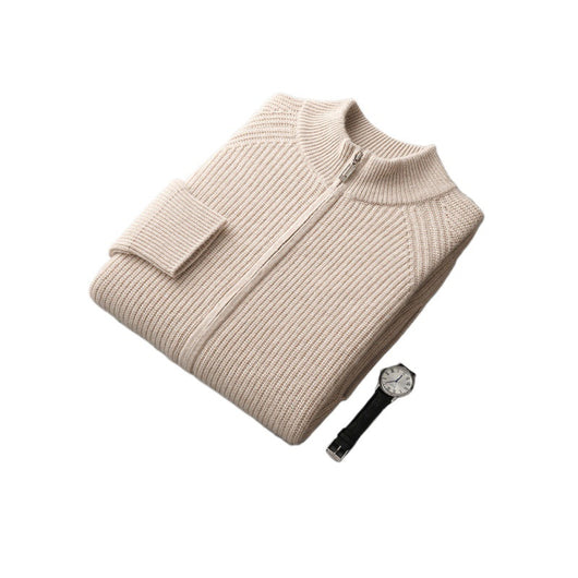 Cardigan Cuello Alto con Cierre Acolchado para Hombre - Image 7