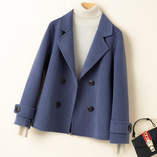Blazer Reversible de Cashmira para Mujer - Chaqueta Corta de Lujo - Image 7