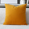 Basic Pumpkin Yellow Velvet 45 x 45 cm Pillow Cover (No Filling)