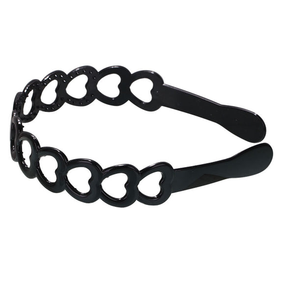 Diadema de Moño con Efecto Spray Negro para Mujer