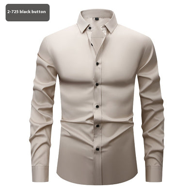 Camisa Elástica Cuatro Direcciones para Hombre - Manga Larga - Image 17