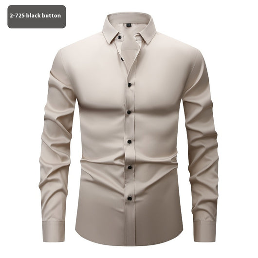 Camisa Elástica Cuatro Direcciones para Hombre - Manga Larga - Image 17