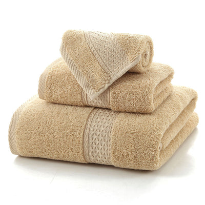Juego de 3 Piezas Toallas de Algodón Pima con Pañuelo Jacquard Absorbente - Image 19