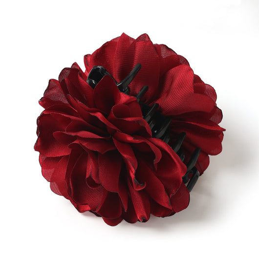 Pinza Camellia Satinada Minimalista Grande - Image 6
