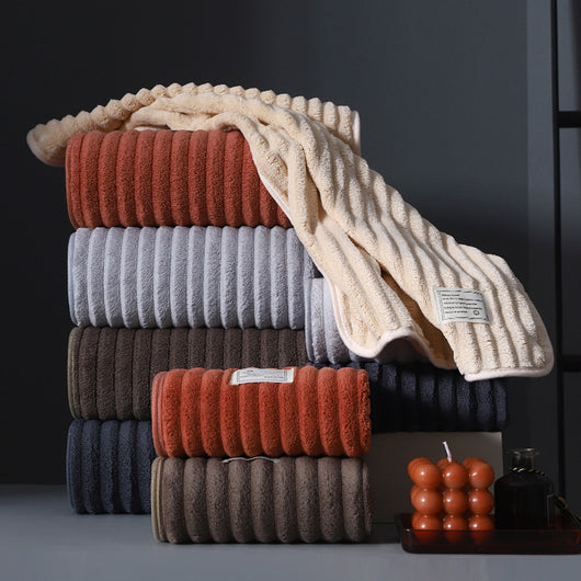 Toallas de Franela de Coral Súper Suaves con Absorción Rápida - Image 8